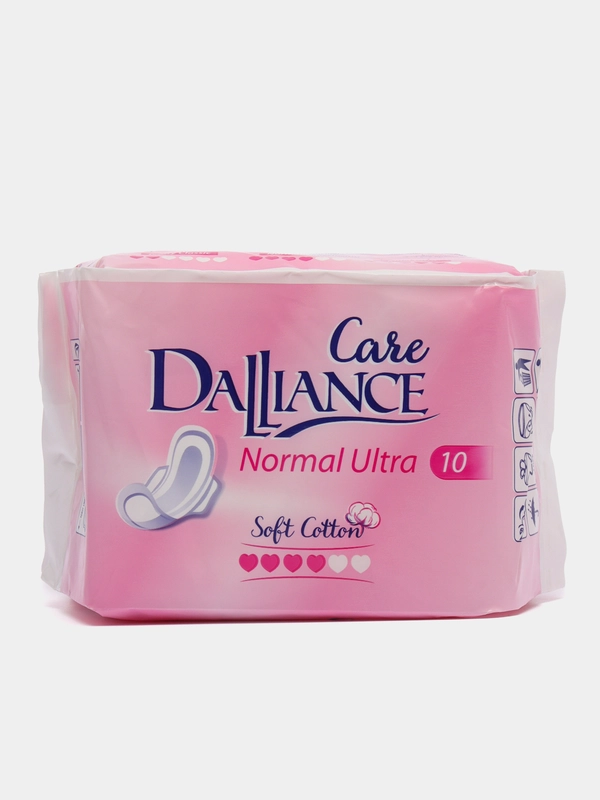 Прокладки гигиенические DALLIANCE Care Normal Ultra, 10 шт