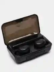 Белый беспроводные наушники TWS F9-5C с повербанком (PowerBank)