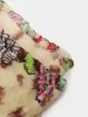 Оранжевый плед бамбук