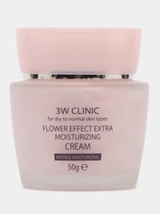 Крем увлажняющий для лица с цветочными экстрактами 3W Clinic Flower Moistur Cream 50 мл
