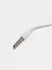 Белый наушники внутриканальные Crystal, микрофон, кабель 1.2 м, Jack 3,5 mm