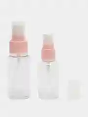 Розовый дорожный набор флаконов