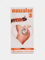 Презервативы Masculan 3 Ultra, продлевающие с колечками и пупырышками, 10 штук
