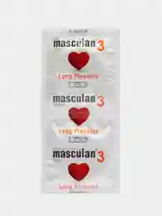 Презервативы Masculan 3 Ultra, продлевающие с колечками и пупырышками, 10 штук