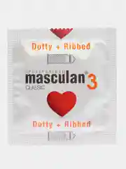 Презервативы Masculan 3 Classic с колечками и пупырышками, 3 штуки