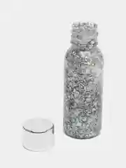 Серебряный глиттер - гель для лица, тела и волос, блестки Handaiyan Glitter 9 цветов