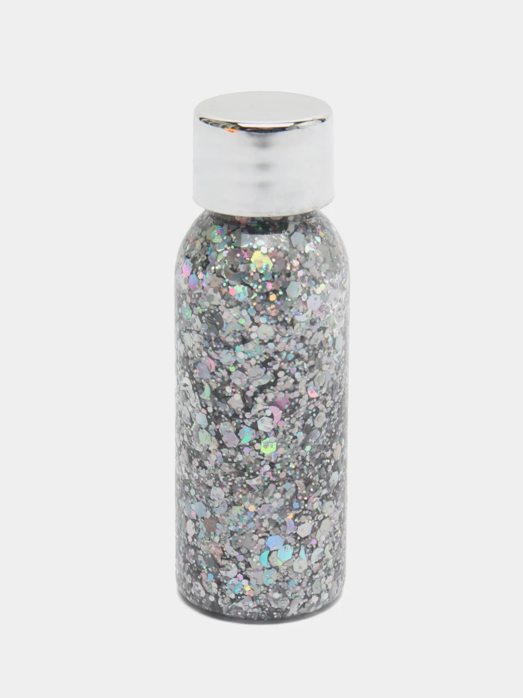 Серебряный глиттер - гель для лица, тела и волос, блестки Handaiyan Glitter 9 цветов