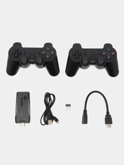 Игровая приставка для ТВ ретро Game Stick Lite 64 Гб, 4k Ultra HD, 2 геймпада, 10000 игр