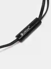 Черный наушники Celebrat D3 HEAY EARPHONES  black/white (с микрофоном)