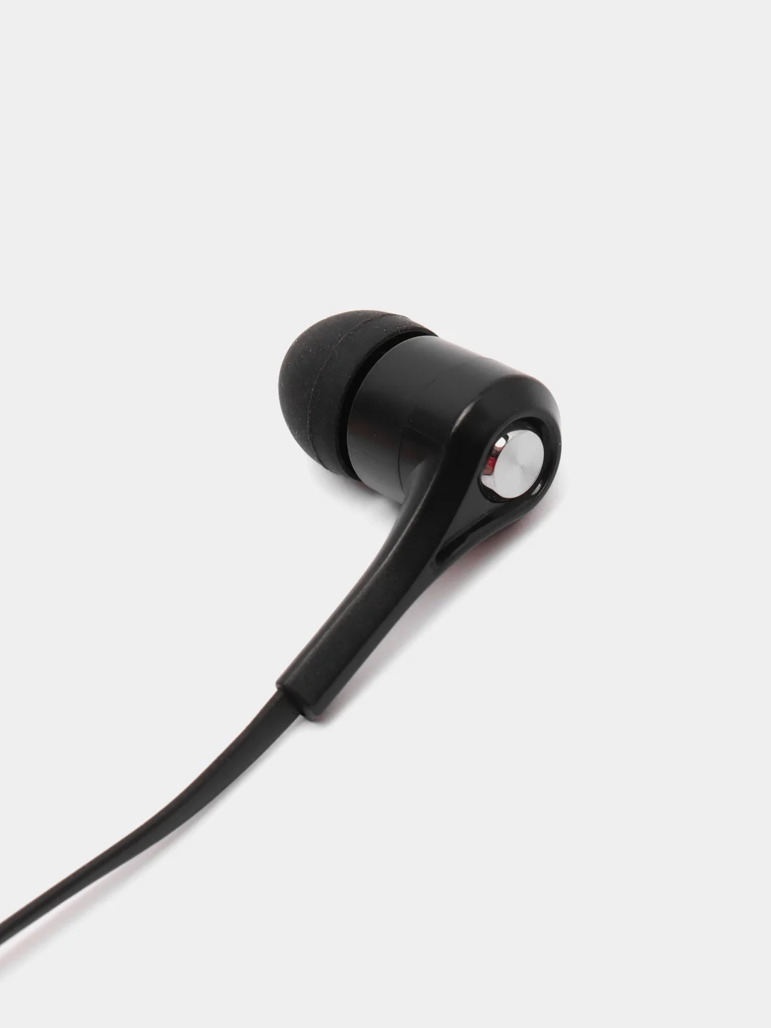 Черный наушники Celebrat D3 HEAY EARPHONES black/white (с микрофоном)
