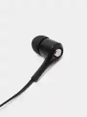 Черный наушники Celebrat D3 HEAY EARPHONES  black/white (с микрофоном)