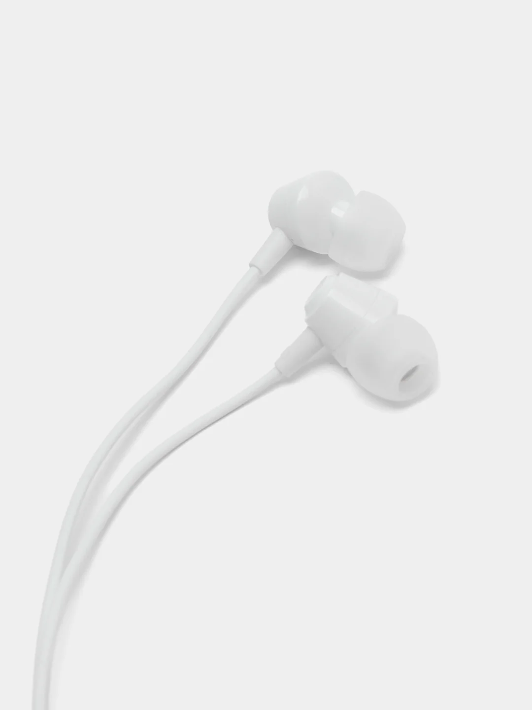 Белый наушники Celebrat G4 STEREO SOUND EARPHONES black/ white (вакуумные с микрофоном )