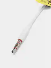 Белый наушники Celebrat G4 STEREO SOUND EARPHONES  black/ white   (вакуумные с микрофоном )