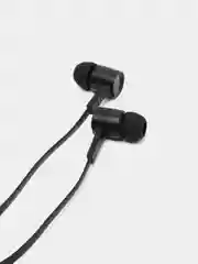 Черный наушники Celebrat D2 MAGIC MONTH  black/ white (вакуумные с микрофоном )