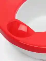 Красный горшок унитаз детский с крышкой
