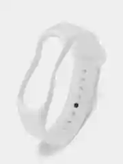 Белый силиконовый ремешок для фитнес-браслетов Xiaomi Mi Band 3/4