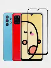 Защитное стекло КАРТОФАН для Samsung Galaxy М22, M32, A32, A31, A22 с олеофобным покрытием