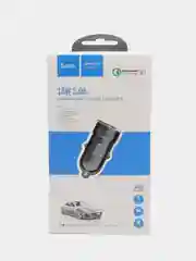 Серый автомобильное зарядное устройство HOCO Z32, быстрая зарядка QC3.0, 1 x USB, 3A, 18W