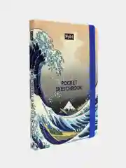 Пудровый скетчбук А6 MyArt Pocket, с резинкой, 48 листов. Проф-Пресс