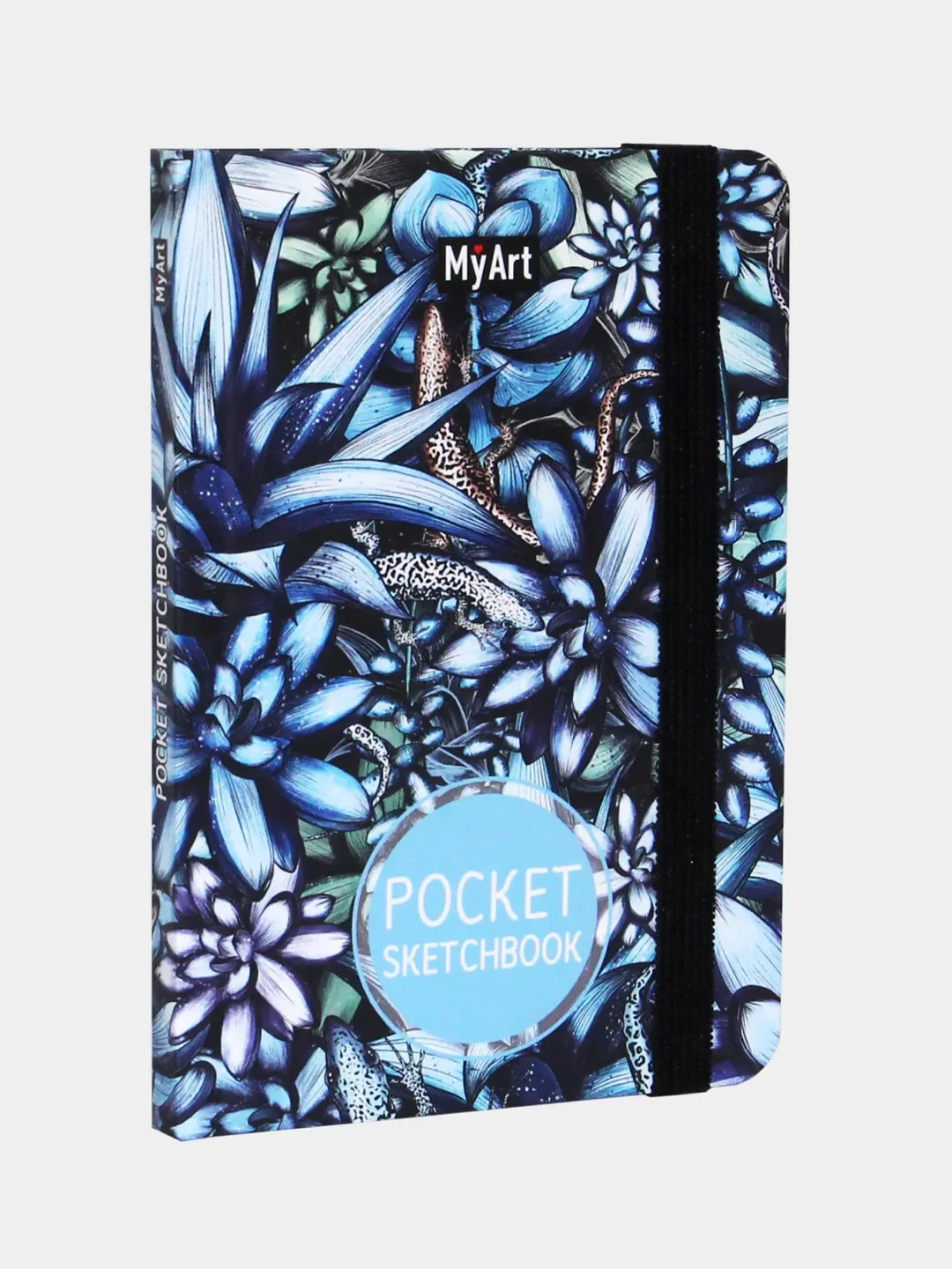 Лавандовый скетчбук А6 MyArt Pocket, с резинкой, 48 листов. Проф-Пресс
