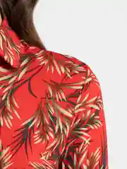 Белый рубашка женская с длинным рукавом