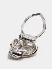 Серебряный кольцо муфта для платка