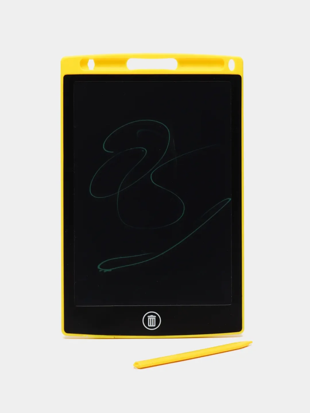 Желтый планшет графический для рисования LCD со стилусом 8,5"