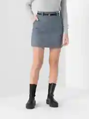 Синий юбка женская, кашемир