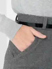 Серый меланж юбка женская, кашемир