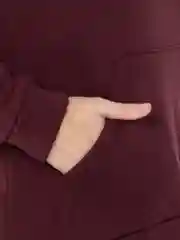 Бордовый худи женское, с капюшоном