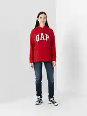 Красный худи женское, с капюшоном