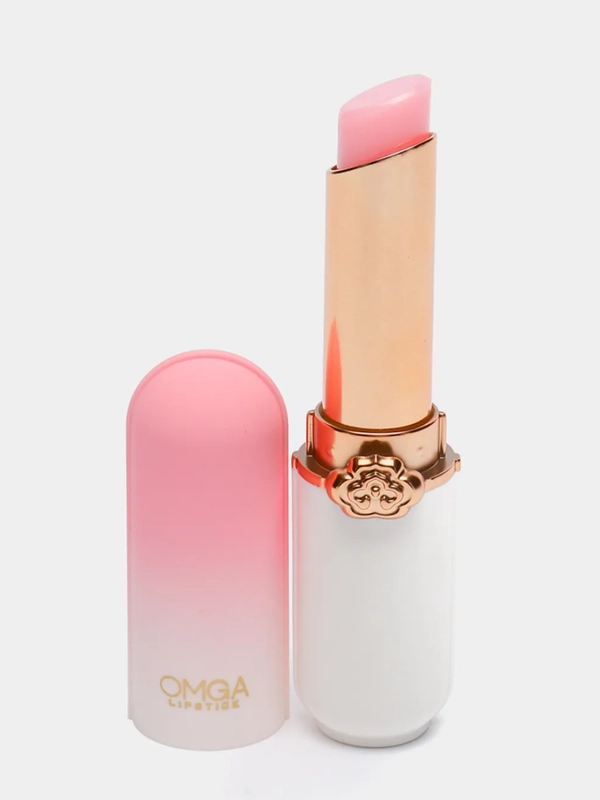 Увлажняющий бальзам для губ Omga Peach Kiss, с эффектом тинта и ароматом персика, 3 г