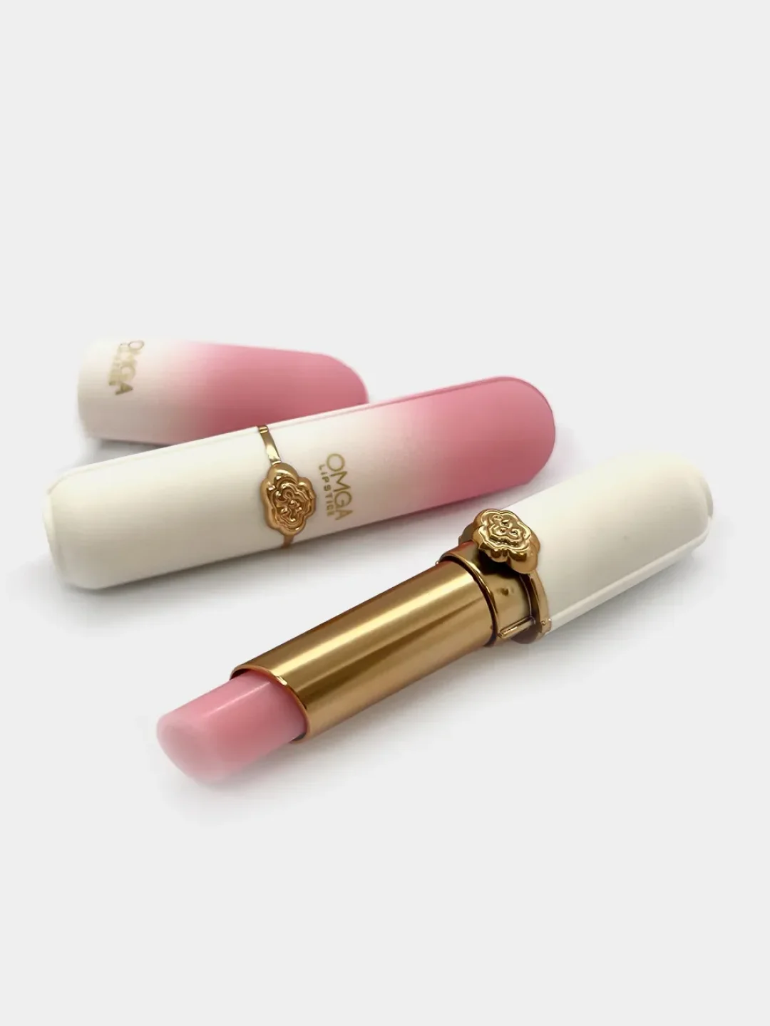 Увлажняющий бальзам для губ Omga Peach Kiss, с эффектом тинта и ароматом персика, 3 г