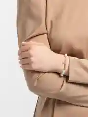 Золотой женский браслет на руку, жемчужный