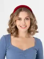 Ободок для волос бархатный