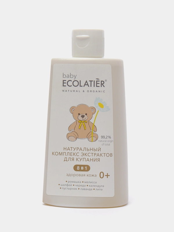 Ecolatier baby Натуральный комплекс экстрактов8в1 Здоровая кожа для купания детей 0+ 250мл