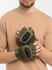 Зелёный хаки перчатки тактические, мужские