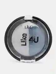 Голубой тени для век компактные LiLo LIKE 4U