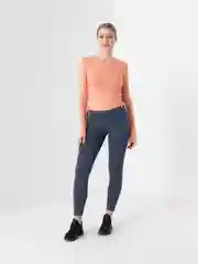 Кораллово-розовый топ спортивный на завязках