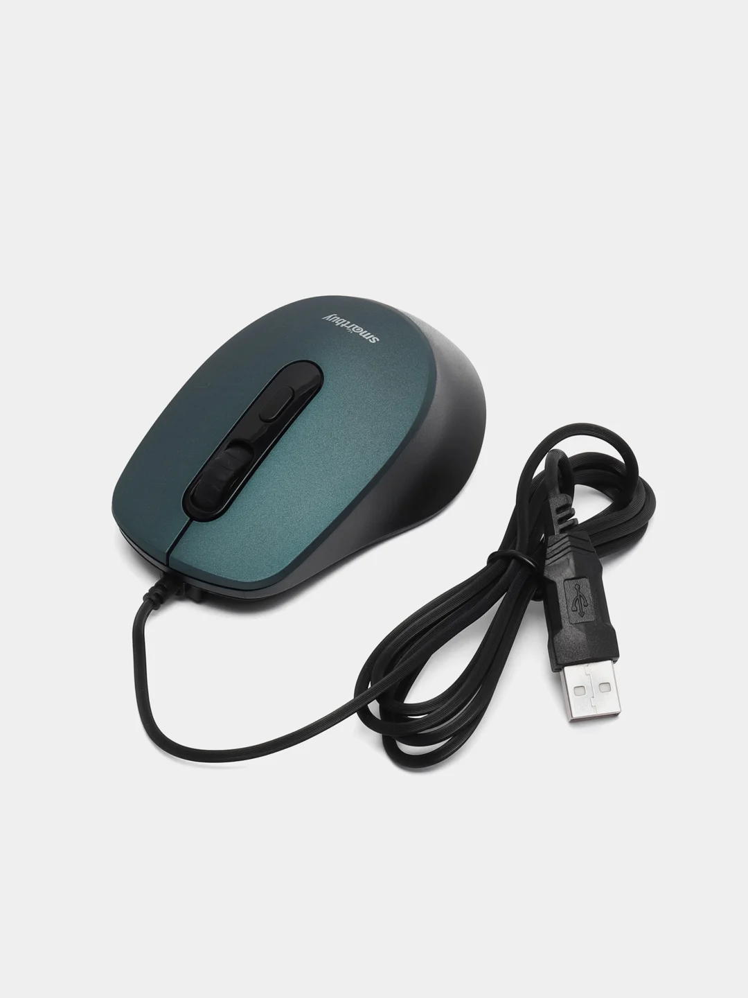 Синий бесшумная проводная мышь Smartbuy One SBM-265