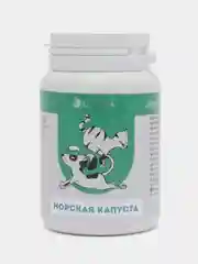 Блестящая шерсть, пивные дрожжи с морской капустой, 80 таблеток