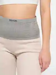 Серый эластичный пояс-кошелек