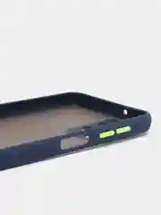 Синий чехол пластиковый Samsung Galaxy A13, Самсунг Галакси А13 4G, матовый, с цветными кнопками