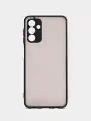 Черный чехол Samsung Galaxy A04S / A13 5G пластиковый матовый с цветными кнопками