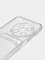 Прозрачный чехол противоударный для Huawei Nova Y90 (Хуавей Нова У90) прозрачный, с карманом для карт