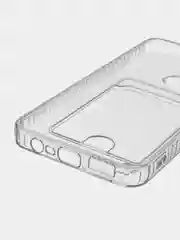 Прозрачный чехол противоударный Realme C21Y C25Y C15 C25 C25S Реалми прозрачный с карманом для карты