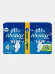 Прокладки женские гигиенические Always Ultra Day&Night Duo, ароматизированные, 14 штук
