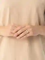 Серебряный кольцо "Две жемчужины", открытое