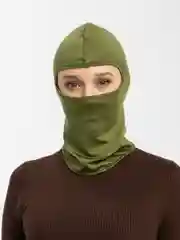 Зеленый балаклава подшлемник - маска