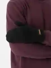 Угольный варежки мужские теплые